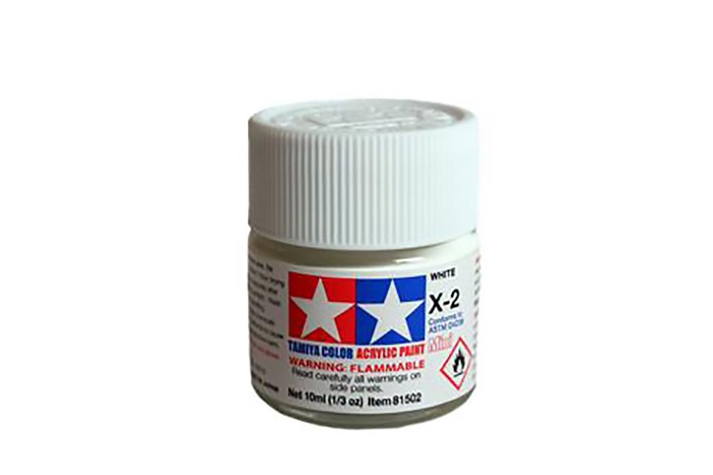 X-2 Gloss White Acrylic Paint