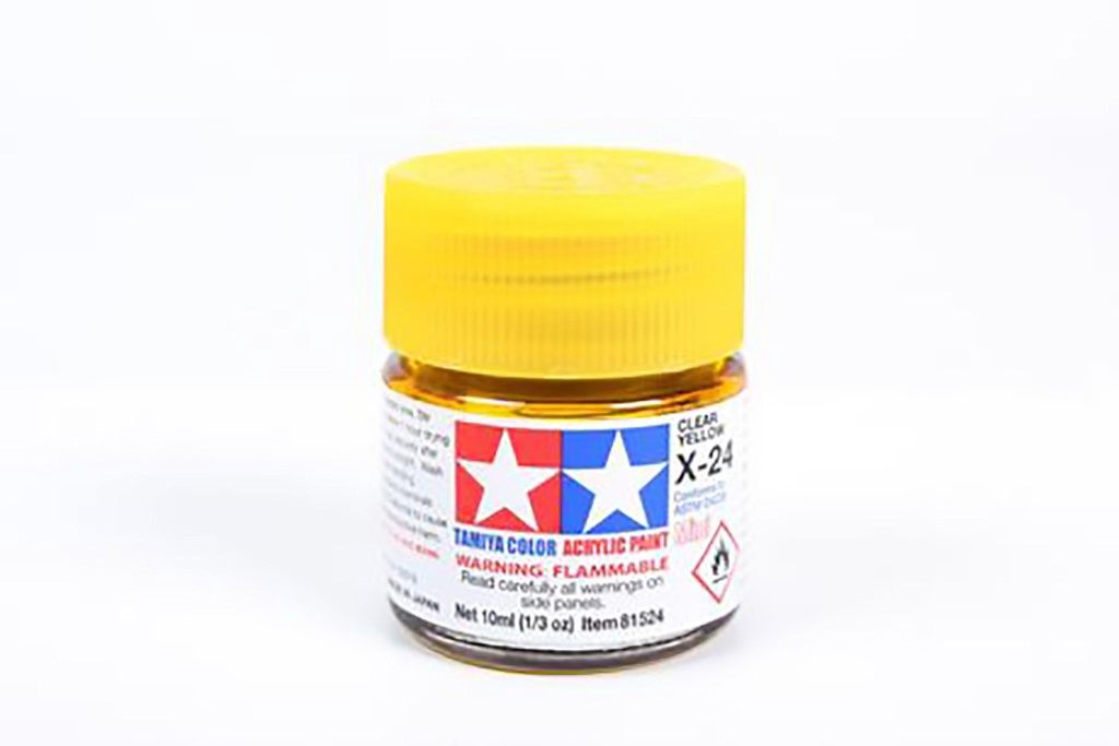 X-24 Gloss Clear Yellow Acrylic Paint