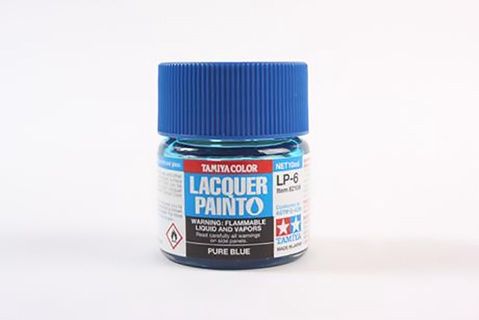 LP-6 Gloss Pure Blue Lacquer Paint