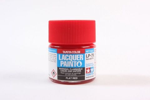 LP-79 Flat Red Lacquer Paint