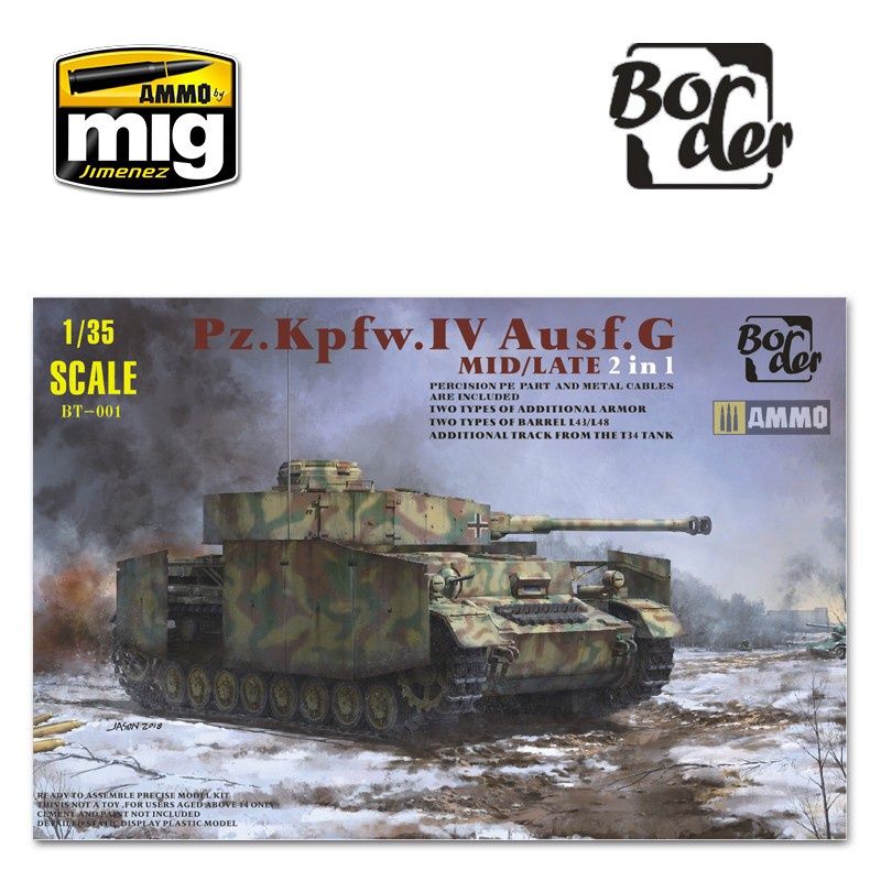 Military Border 1/35 1/35 Pz.kpfw. IV Ausf. G Mid/Late - 2 in 1