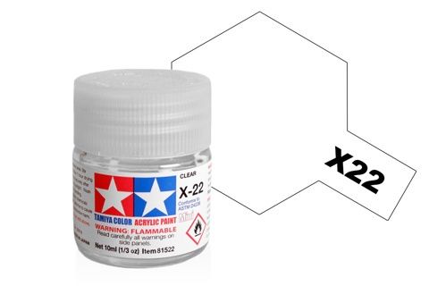 X-22 Gloss Clear Acrylic Paint