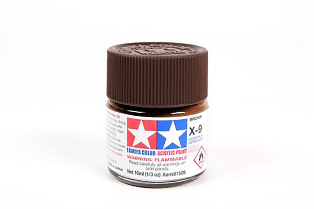 X-9 Gloss Brown Acrylic Paint