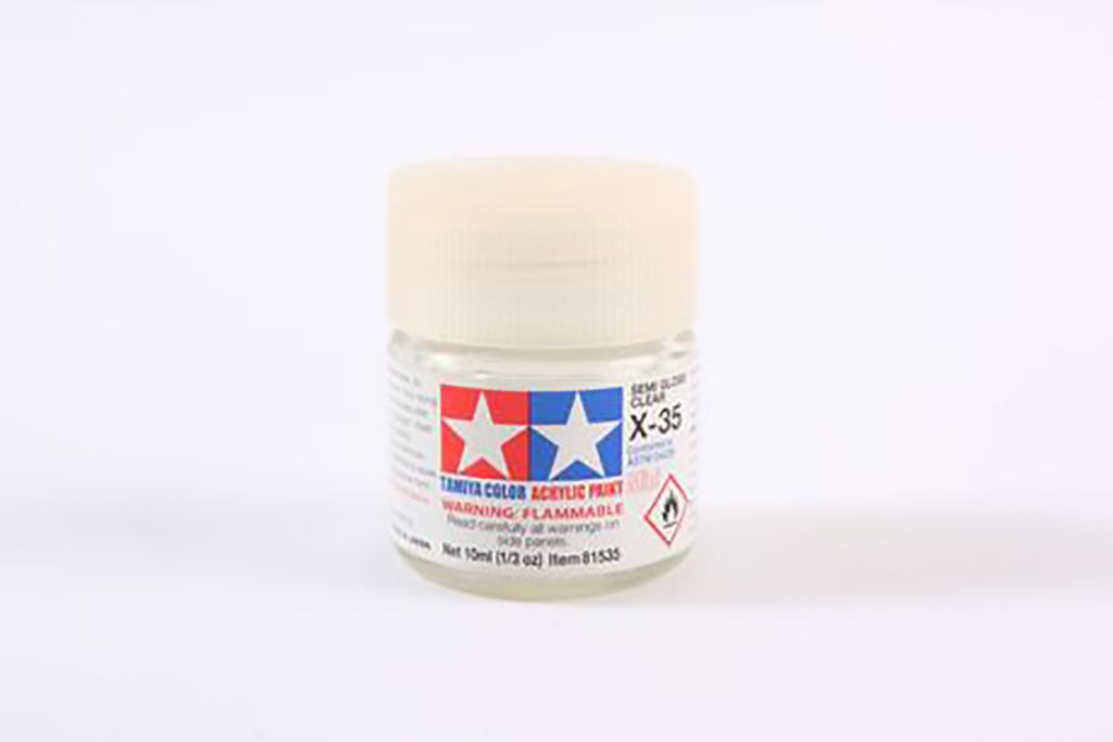 X-35 Semi Gloss Clear Acrylic Varnish