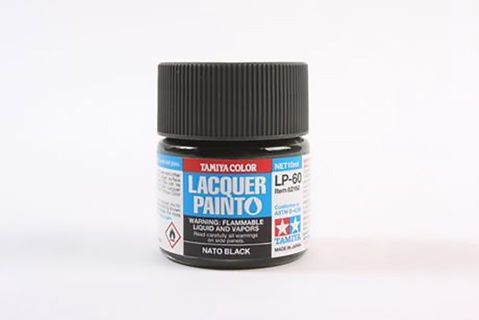 LP-60 Flat Nato Black Lacquer Paint