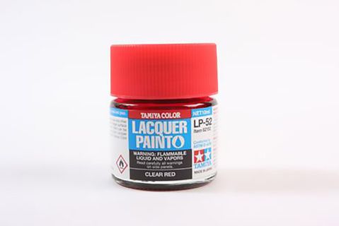 LP-52 Gloss Clear Red Lacquer Paint