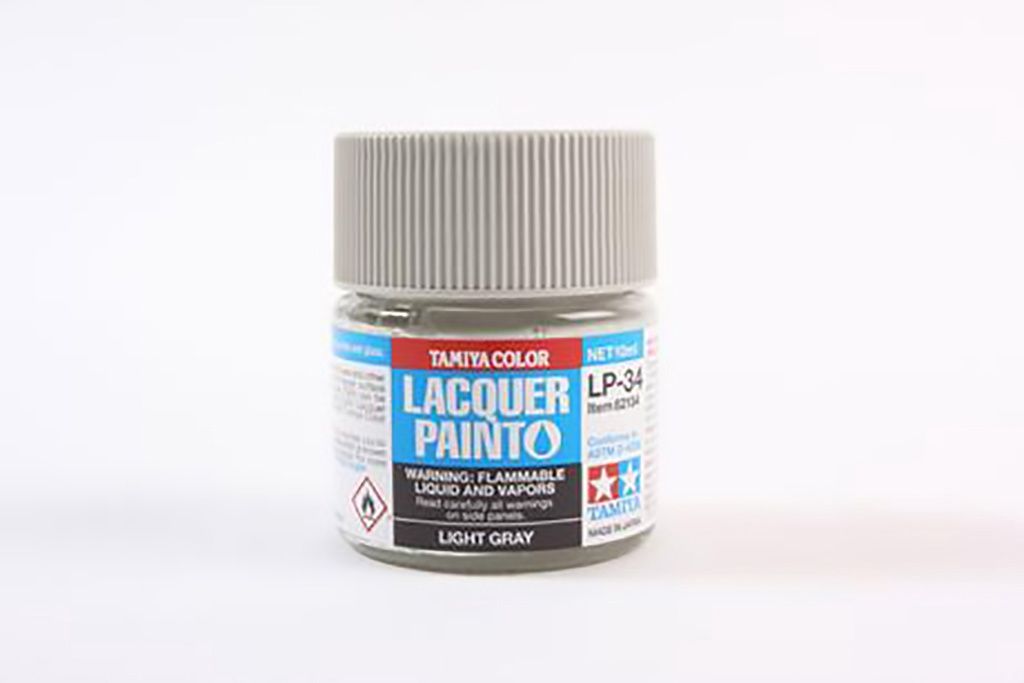 LP-34 Flat Light Grey Lacquer Paint