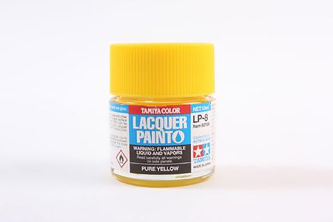 LP-8 Gloss Pure Yellow Lacquer Paint