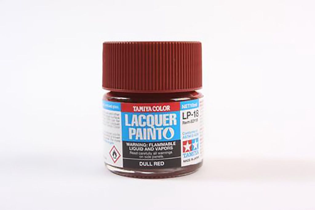 LP-18 Flat Dull Red Lacquer Paint
