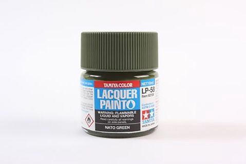 LP-58 Flat Nato Green Lacquer Paint