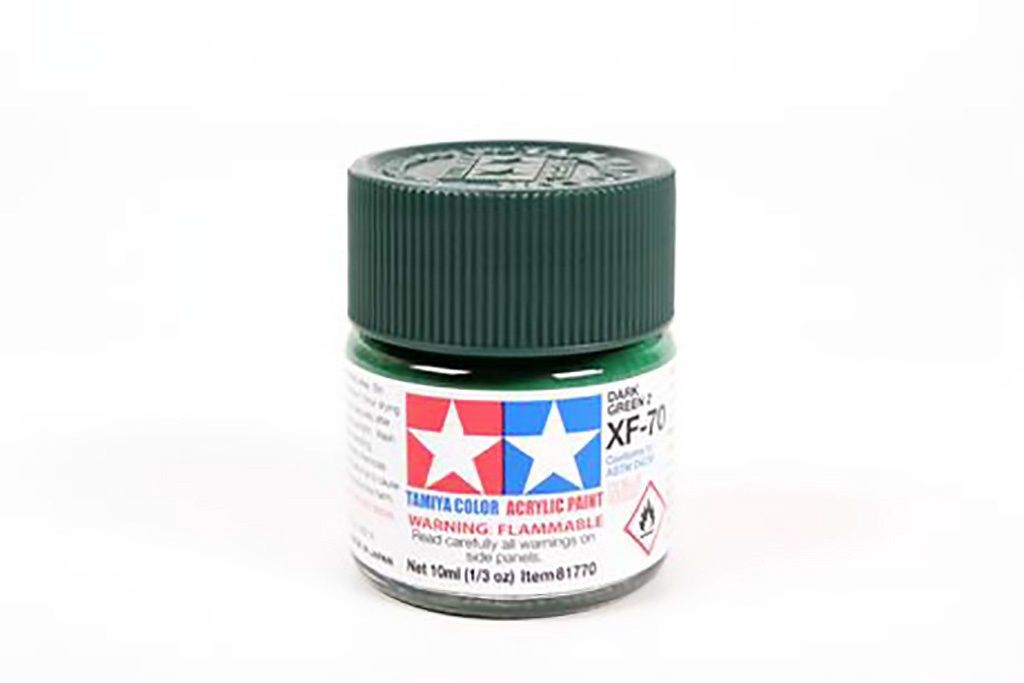 XF-70 Flat Dark Green 2 (IJN) Acrylic Paint