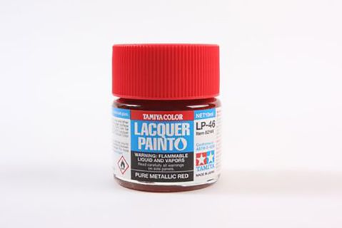 LP-46 Gloss Pure Metallic Red Lacquer Paint