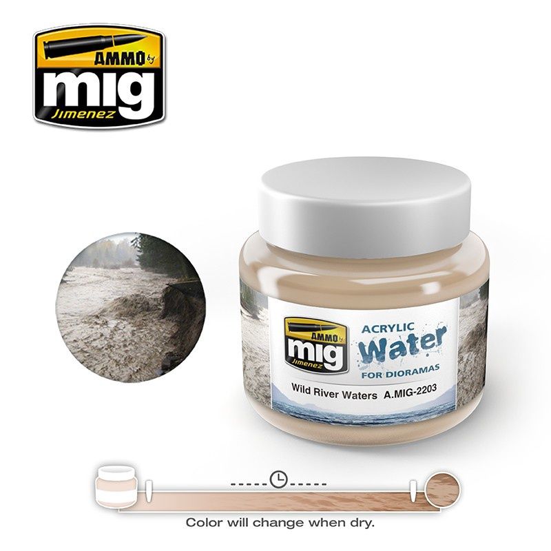 Acrylic Wild River Water