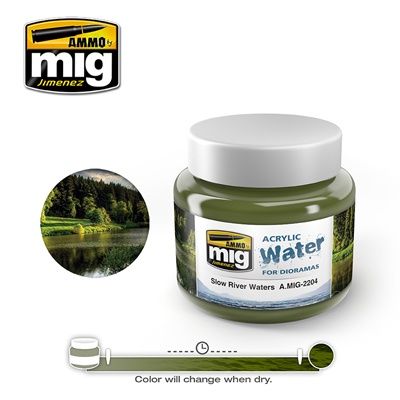 Acrylic Slow River Water