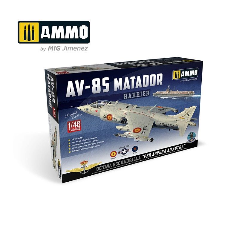 Aircraft Mig 1/48 AV-8S Matador US Marines AV-8A / RAF GR.1/3 Harrier