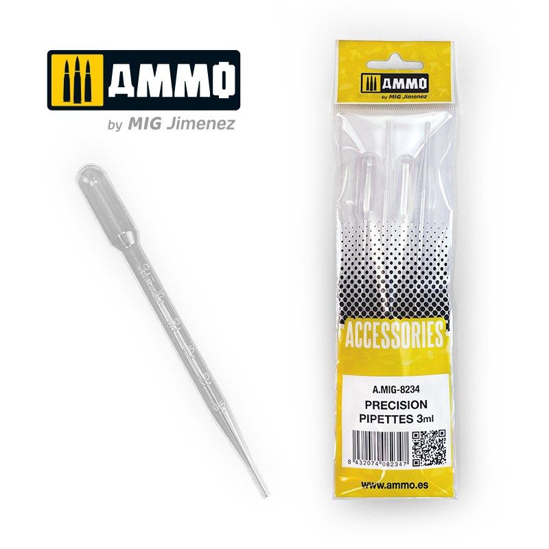Large Pipettes 3mL 0.1 oz (Pack of 4)