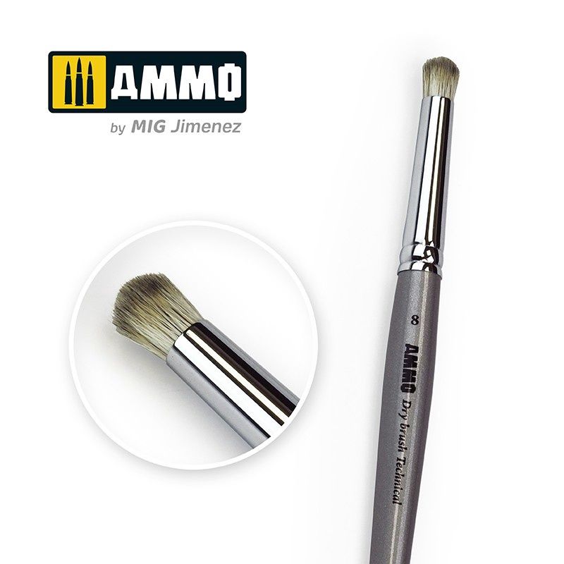 Size 8 Soft Touch Drybrush