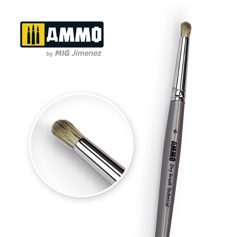 Size 6 Soft Touch Drybrush