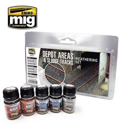Weathering Set for Depot Areas and Tracks