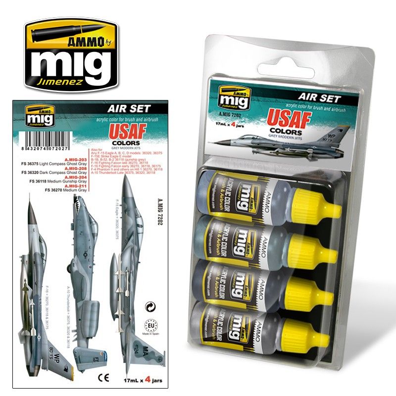USAF Colours Grey Modern Jets