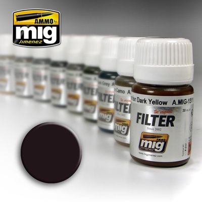 Brown for Dark Green Filter