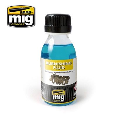Burnishing Fluid for Metal Tracks
