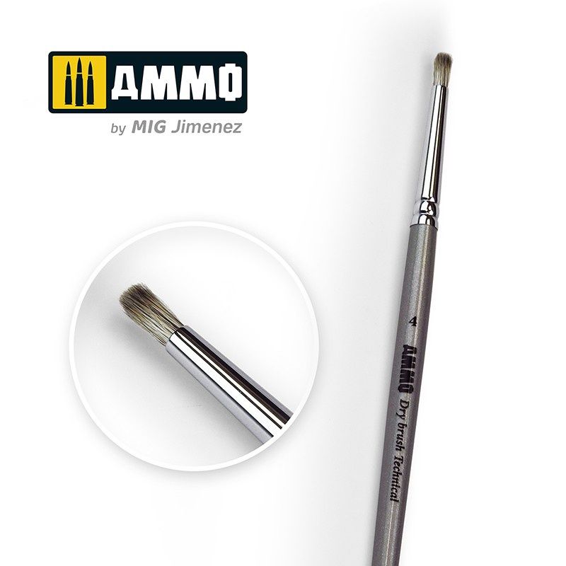 Size 4 Soft Touch Drybrush