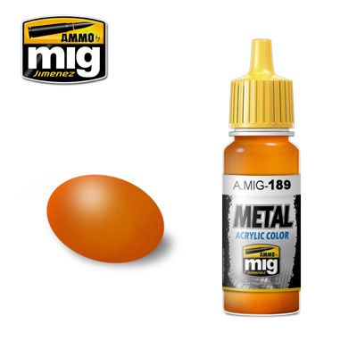 Metallic Orange Paint