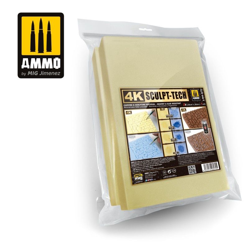 4K Sculp-Tech 20x30x1cm (Pack of 2)