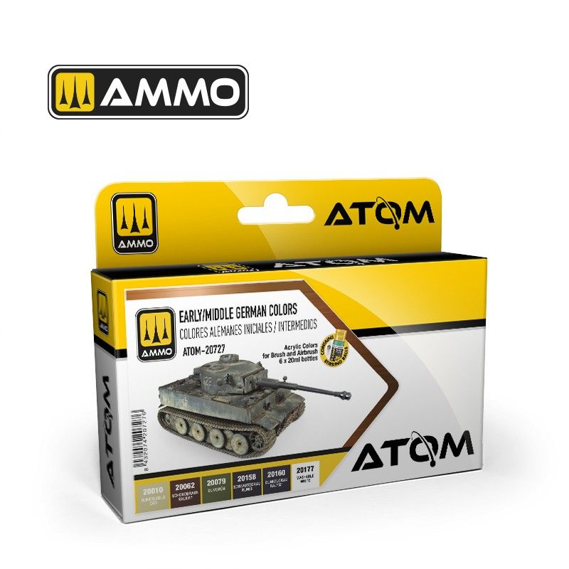 WWII German Early/Mid War Colours Atom Acrylic Paint Set