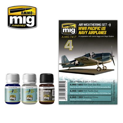 WWII Pacific US Navy Weathering Set
