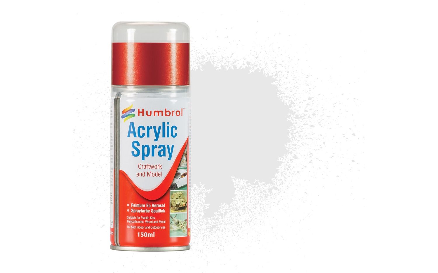 34 White 150ml Matt Modellers Spray