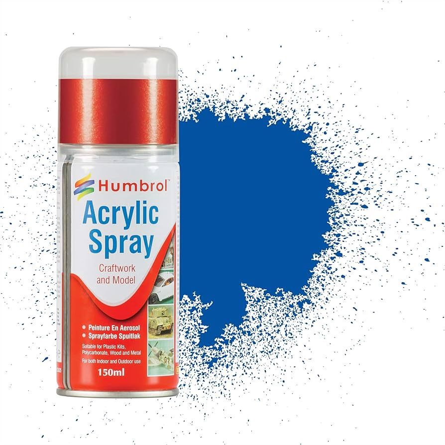 14 French Blue 150ml Gloss Modellers Acrylic Spray (Discontinued)