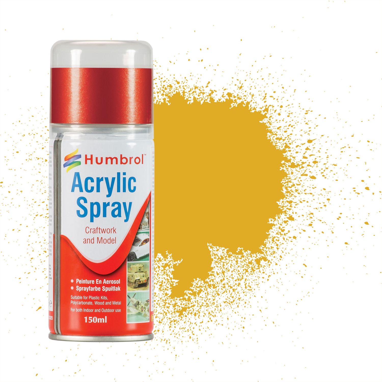 16 Gold 150ml Metallic Modellers Spray