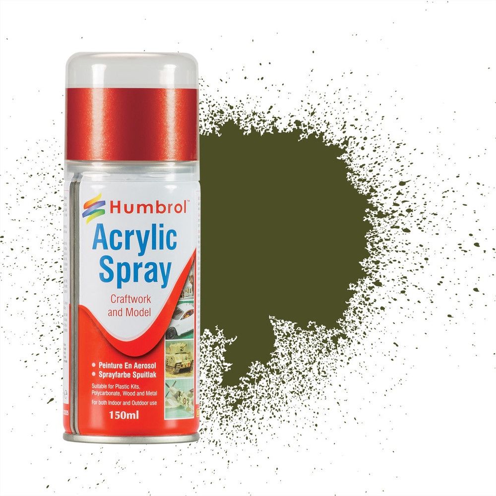 155 Olive Drab 150ml Matt Modellers Spray