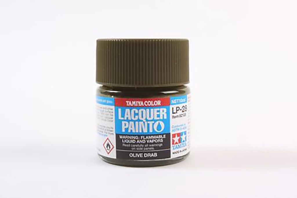 LP-28 Flat Olive Drab Lacquer Paint