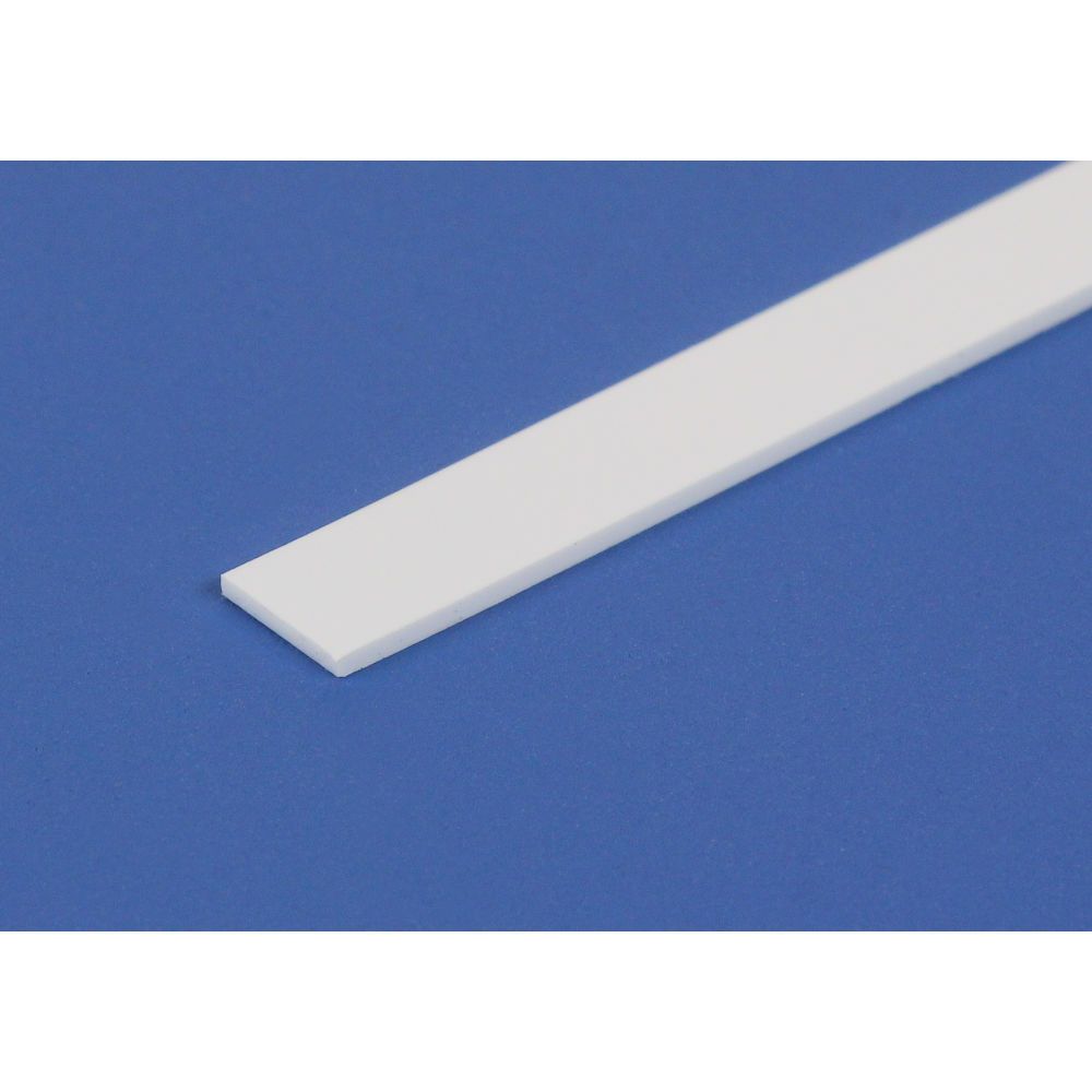 .040" x .375" Styrene Strip 24" (Pack of 10)