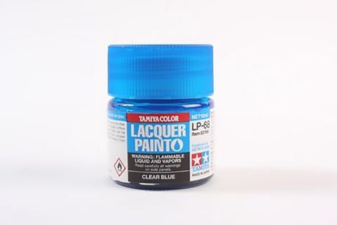 LP-68 Gloss Clear Blue Lacquer Paint