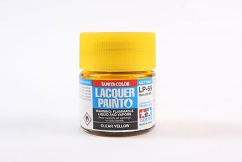 LP-69 Gloss Clear Yellow Lacquer Paint