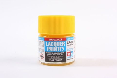 LP-80 Flat Yellow Lacquer Paint