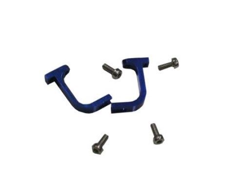 GL450SE Tail Rotor Control Bracket x 2 (Blue)