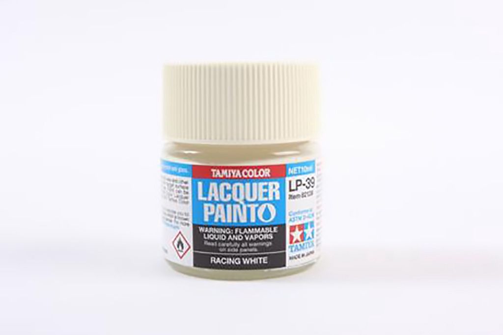 LP-39 Gloss Racing White Lacquer Paint