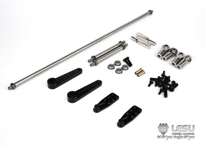 Lesu;Chassis G-6020-EXTENDED Dual axle steering linkage set (extended steering arms)