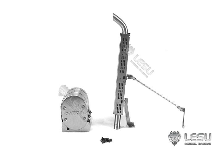 Lesu;Chassis G-6110 Exhaust silencer and vertical stack for Volvo VM/FE