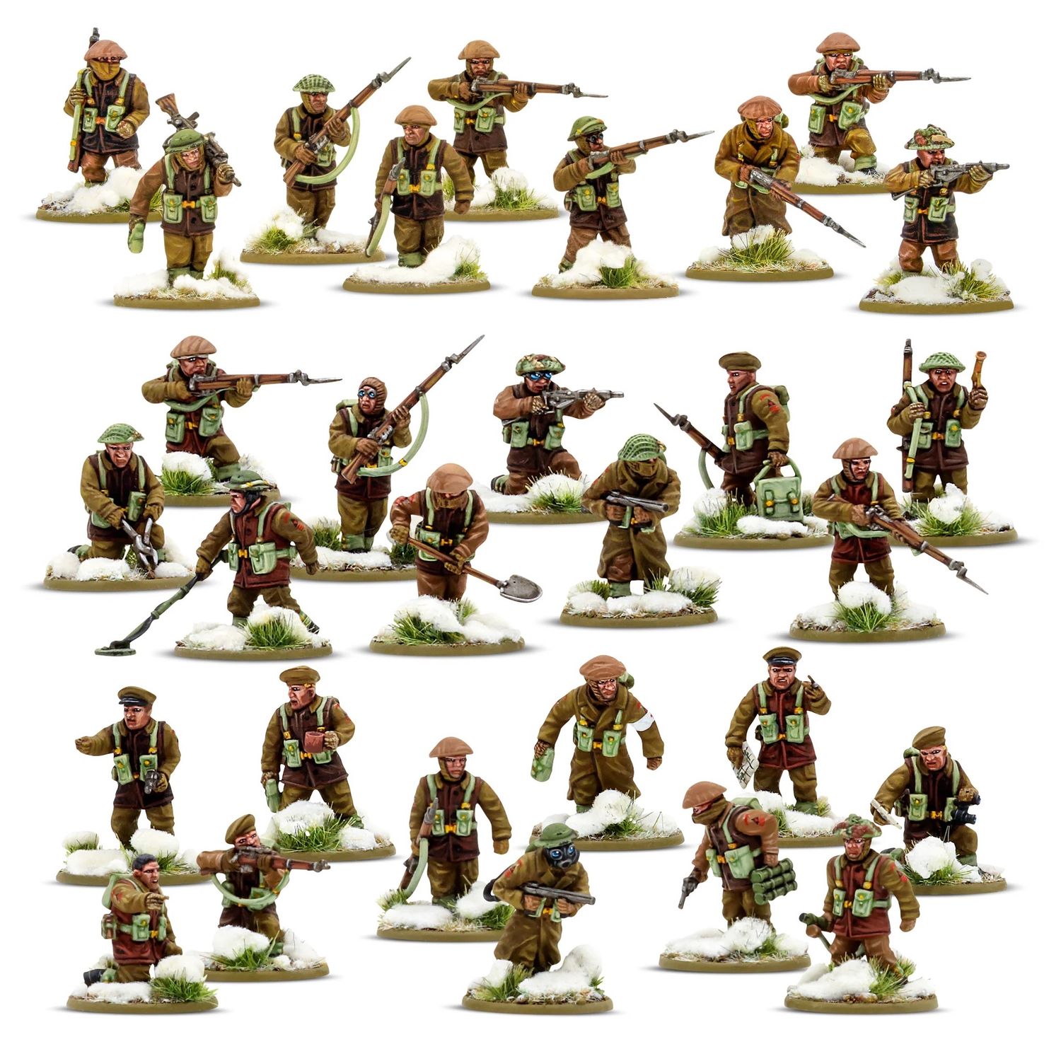 British and Canadian Infantry Platoon (Winter)