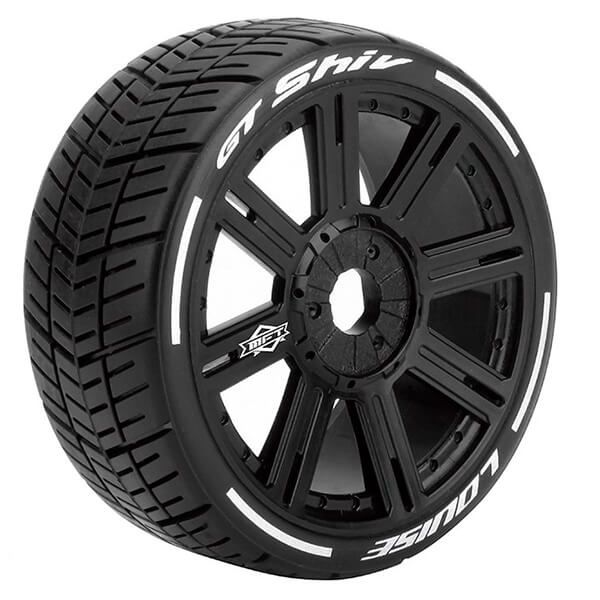 GT-SHIV 1/8 FR/RR SOFT HEX 17MM SPOKE BLACK