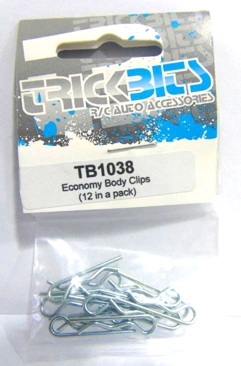 Body Clips - Silver (12 Per Pack)
