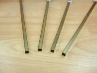 3.96mm Square Brass Tube (Pack of 2)