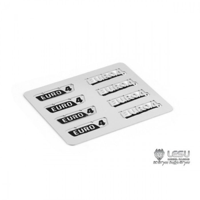 Lesu;Cab Accessory EURO4 Euro 4 cab badges