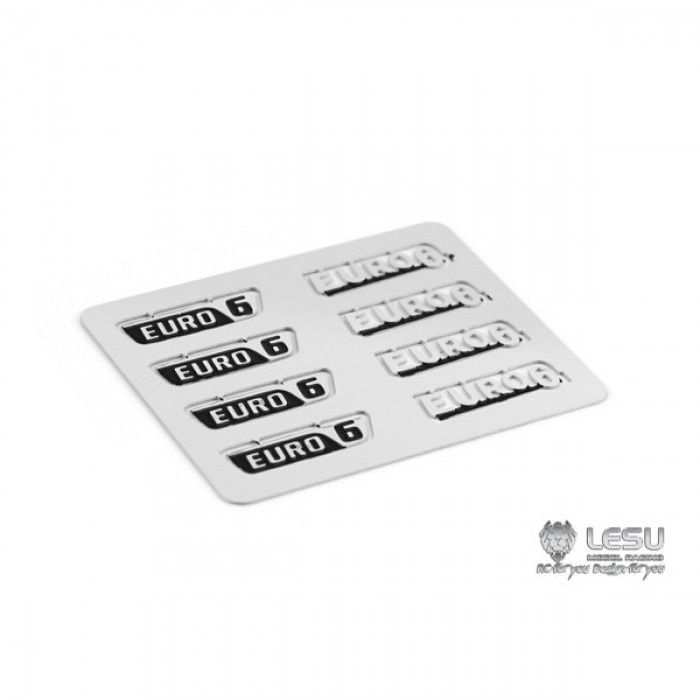 Lesu;Cab Accessory EURO6 Euro 6 cab badges